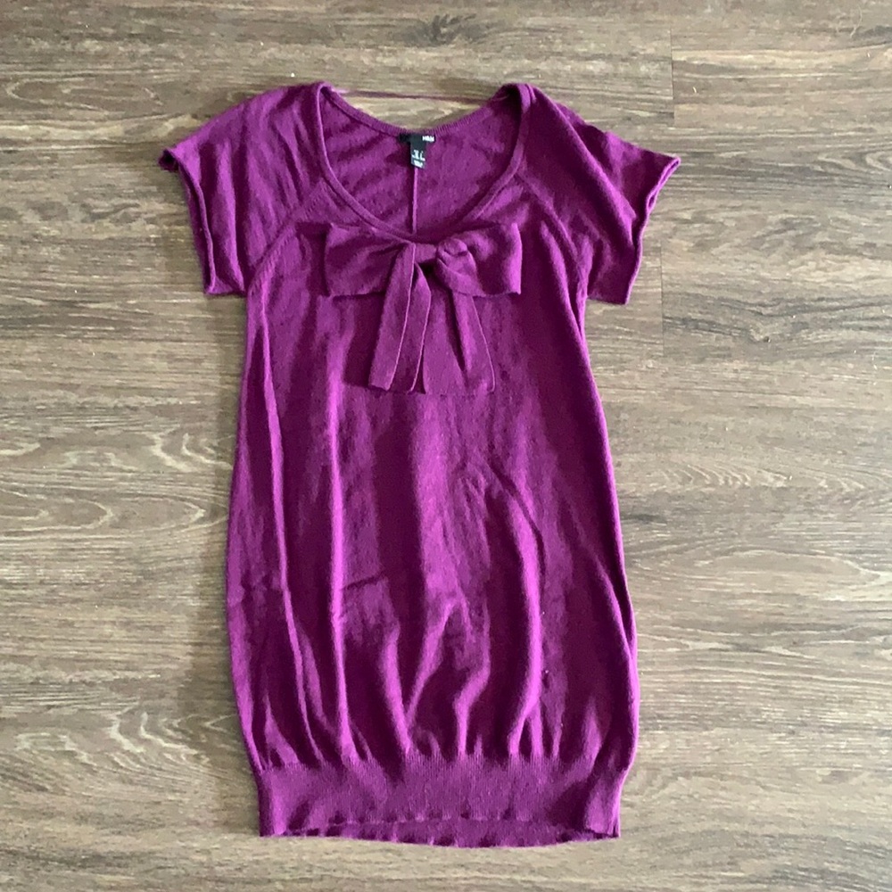 H&M Bow Wool Dress